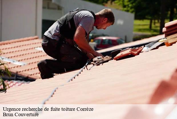 Urgence recherche de fuite toiture 19 Corrèze  Brun Couverture