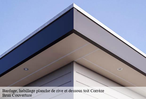 Bardage, habillage planche de rive et dessous toit 19 Corrèze  Brun Couverture