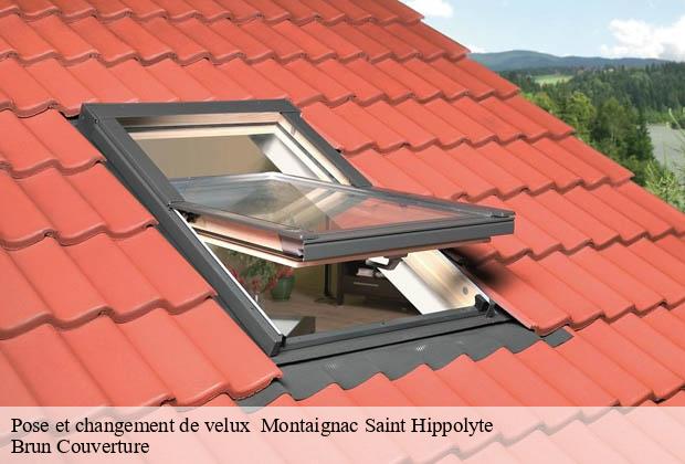 Pose et changement de velux   montaignac-saint-hippolyte-19300 Brun Couverture