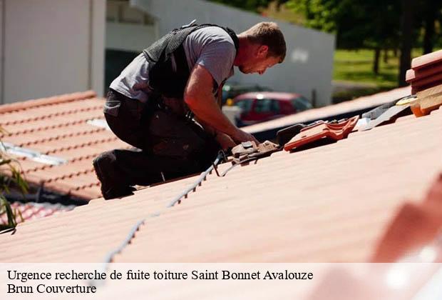 Urgence recherche de fuite toiture  saint-bonnet-avalouze-19150 Brun Couverture